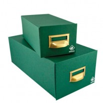 Ficheros de sobremesa y fichas de cartón