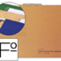 Carpeta colgante kraft Gio Folio prolongado visor superior
