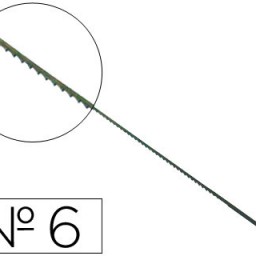 144 pelos de segueta madera nº6 dentado