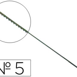 144 pelos de segueta madera nº5 dentado