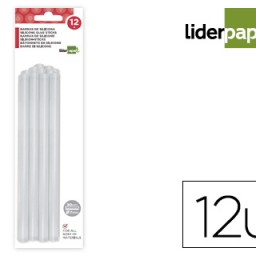 PG09 12 barras termofusibles Liderpapel silicona ø7x200mm.