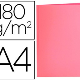 SC32 Subcarpeta cartulina Liderpapel A4 rosa pastel 180 g/m²