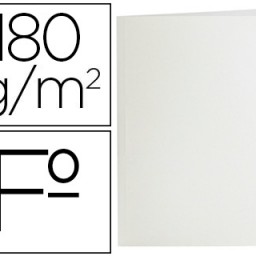 SC36 Subcarpeta cartulina Liderpapel Folio blanca 180 g/m²