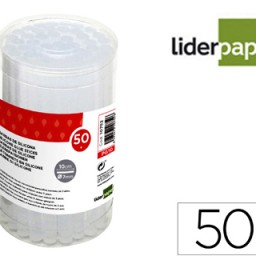 PG10 50 barras termofusibles Liderpapel silicona ø7x100mm.