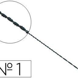 144 pelos de segueta espiral nº1 espiral