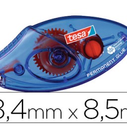 Pegamento adhesivo tesa en cinta permanente ecológico 8,4mm.x8,5m.