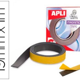 Cinta adhesiva  magnética Apli 19mm.x1m.