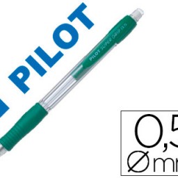 Portaminas Pilot Super Grip 0,5mm. verde