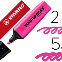 Marcador fluorescente Stabilo Boss Original tinta magenta