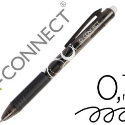 KF18624 Bolígrafo Q-Connect borrable tinta negra