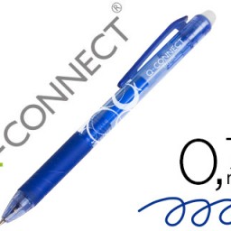 KF18625 Bolígrafo Q-Connect borrable tinta azul