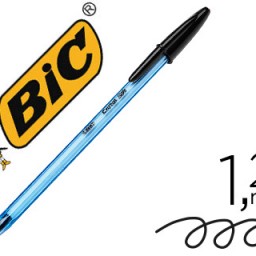 Bolígrafo Bic Cristal Soft tinta negra