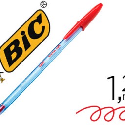 Bolígrafo Bic Cristal Soft tinta roja