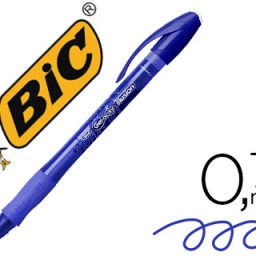 Bolígrafo Bic Gelocity Illusion borrable tinta azul