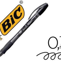 Bolígrafo Bic Gelocity Illusion borrable tinta negra