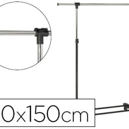 400074533 Perchero unilux extensible 4 ruedas