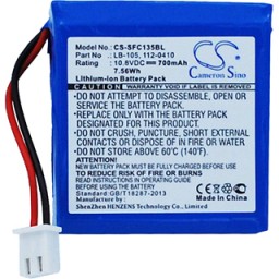 112-0410 Bateria de litio LB-105 recargable para Safescan 155-S.