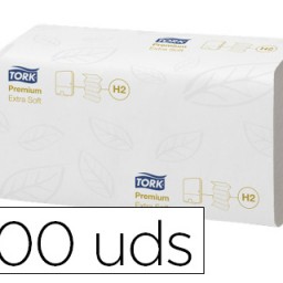 100 toallas de papel secamanos Tork Xpress 2 capas 34x21,2cm.