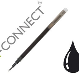 KF11057 3 recambios bolígrafo Q-Connect borrable tinta negra