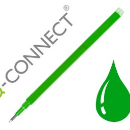 KF11060 3 recambios bolígrafo Q-Connect borrable tinta verde