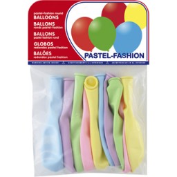 10 globos colores pastel claro surtidos