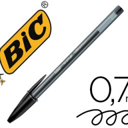 Bolígrafo Bic Cristal ultrafine tinta negra