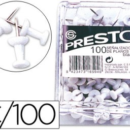 100 señalizadores de planos color azul