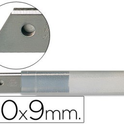 KF14757 10 cuchillas de repuesto Q-Connect para cúter estrecho