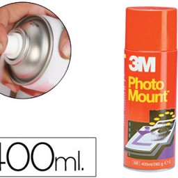 Pegamento adhesivo en spray Scotch Photo Mount 400ml.