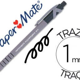 Bolígrafo Paper Mate Flexgrip tinta negra