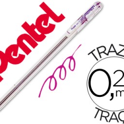 Bolígrafo Pentel BK-77 C tinta violeta