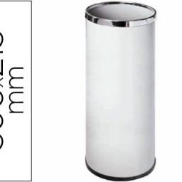 Paragüero metálico blanco sie