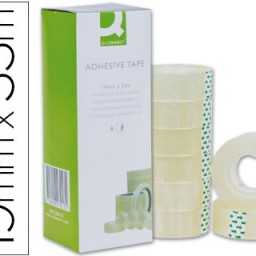 KF27013 Cinta adhesiva Q-Connect 33m.x19mm.
