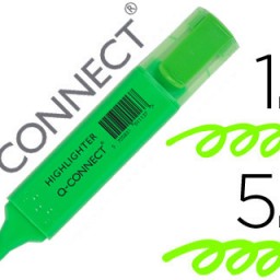 KF01113 Marcador fluorescente Q-Connect tinta verde