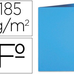 SC04 Subcarpeta cartulina Liderpapel Folio celeste 180 g/m²