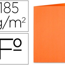SC06 Subcarpeta cartulina Liderpapel Folio naranja 180 g/m²