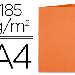 SC16 Subcarpeta cartulina Liderpapel A4 naranja 180 g/m²