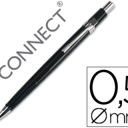 KF01937 Portaminas Q-Connect cuerpo metálico 0,5mm.