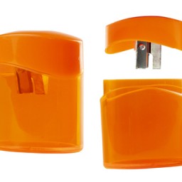 9290050 Sacapuntas M+R plástico con depósito 1 orificio