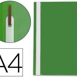 KF01456 Carpeta dossier fastener Q-Connect A4 PVC verde