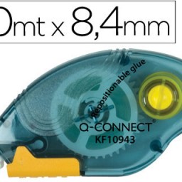 KF10943 Pegamento adhesivo cinta Q-Connect no permanente 6,5mm.x10m.