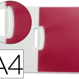 DP30 Carpeta dossier pinza lateral Liderpapel A4  polipropileno transparente con separadores