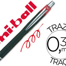 Bolígrafo uni-ball Jetstram SXN-210 tinta gel roja
