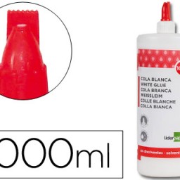 PG01 Pegamento cola blanca Liderpapel 1l.