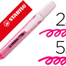 Marcador fluorescente Stabilo Swing Cool tinta rosa