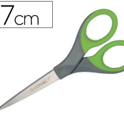 KF03986 Tijera de oficina Q-Connect 17cm. mango caucho