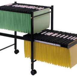 KF15266 Carro carpetas colgantes Q-Connect Folio negro