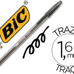 Bolígrafo Bic Cristal Large tinta negra