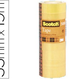 8 cintas adhesivas Scotch 508 19mm.x33m.