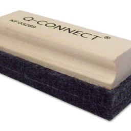 KF03289 Borrador fieltro Q-Connect pizarra 100x40mm.